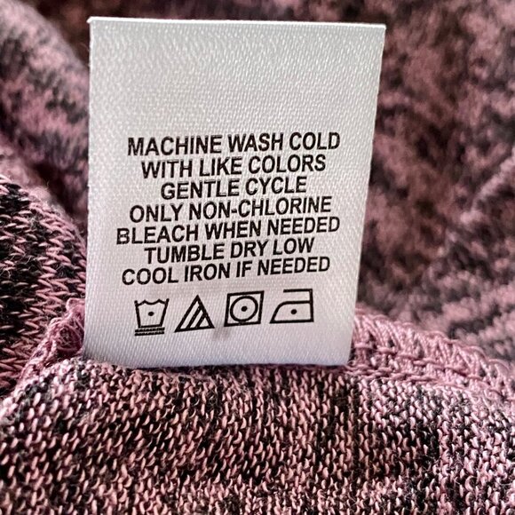 Kathy Ireland Purple Long Sleeve Knit Top Cross-Front Women's Medium NEW NWT - Picture 9 of 9